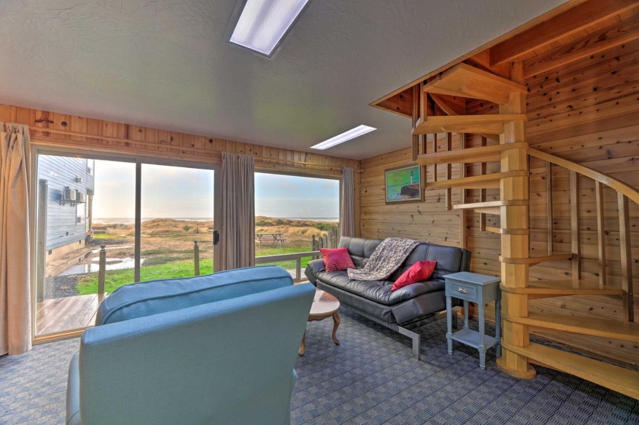 Sanderling Sea Cottages, Unit 3 With Private Balcony Waldport Bagian luar foto