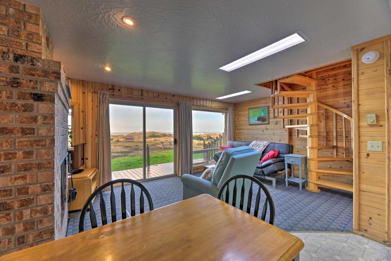 Sanderling Sea Cottages, Unit 3 With Private Balcony Waldport Bagian luar foto